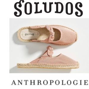 Anthropology Alma Espadrille Mules in Blossom Pink
